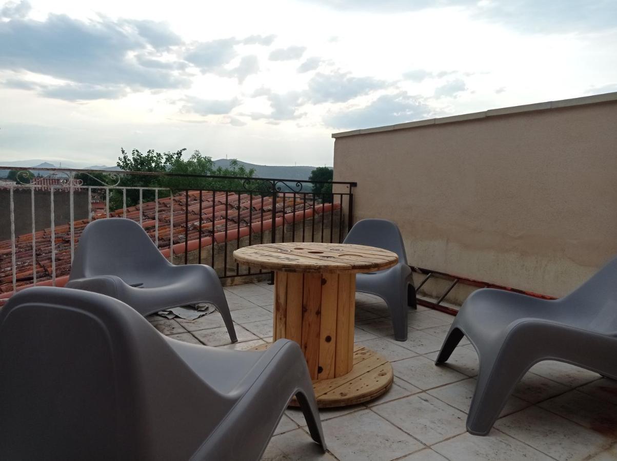 Maison De Charme Avec Patio Et Terrasse De Toit Estagel Εξωτερικό φωτογραφία